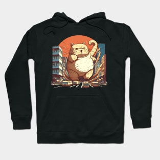 Cute fatzilla! Catzilla Hoodie